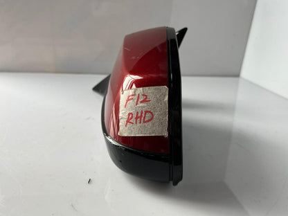 2012 BMW F12 640I, 650I LEFT Side View Mirror A046412 RED RHD