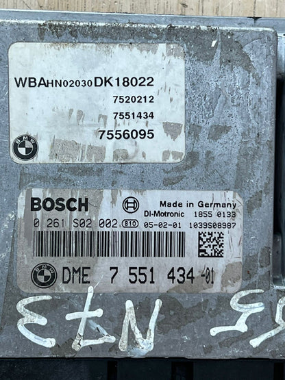 BMW E65 N73 ECU Engine Control Unit DME BOSCH 0261S02002