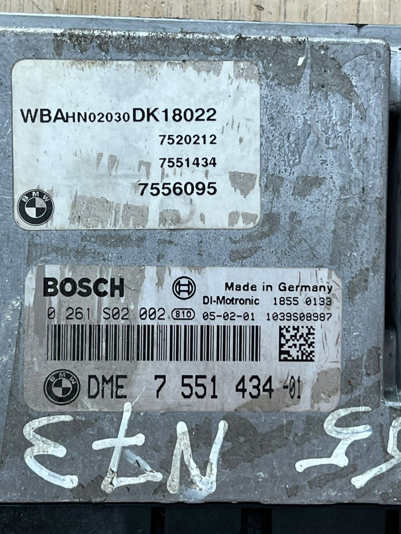 BMW E65 N73 ECU Engine Control Unit DME BOSCH 0261S02002