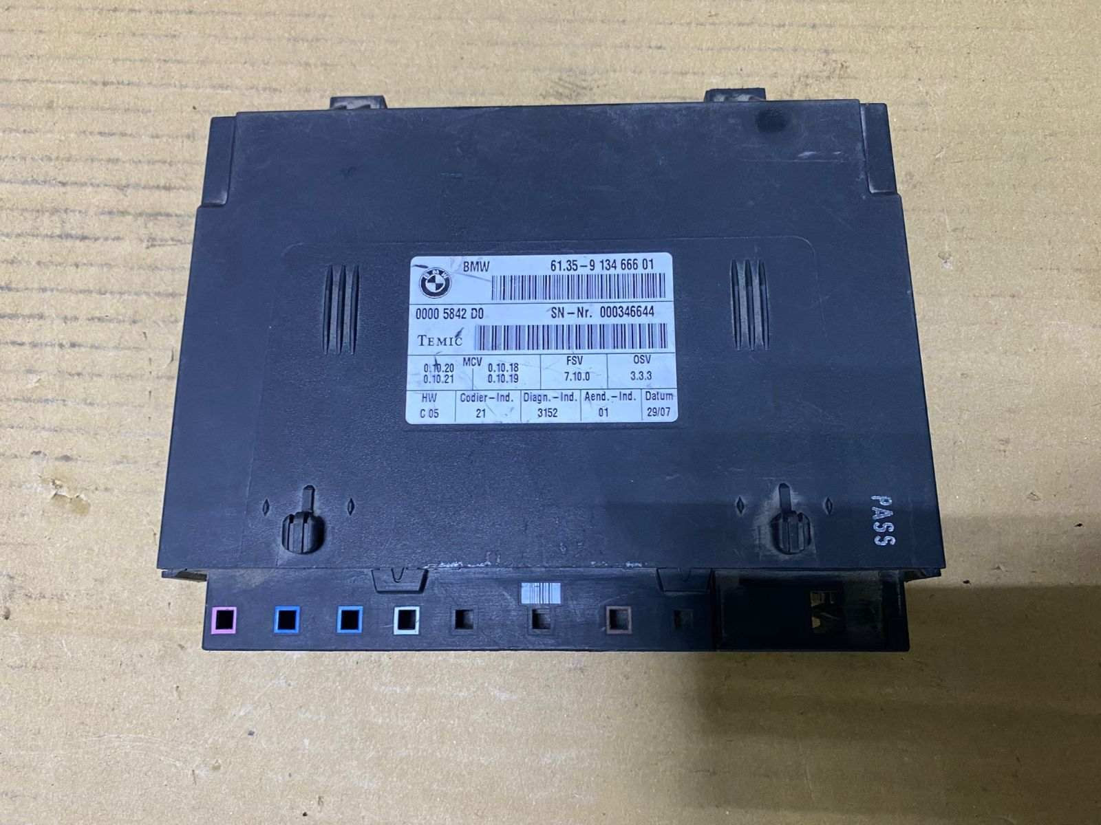 2010-2013 BMW X1 Seat Control Module 9134666 1 Series, 3 Series, X1, and X5 mode