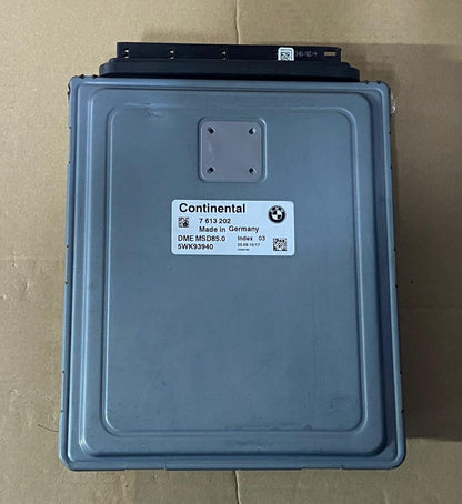 OEM BMW F10 N63 ENGINE CONTROL UNIT DME MSD85 ECU SET 7613202