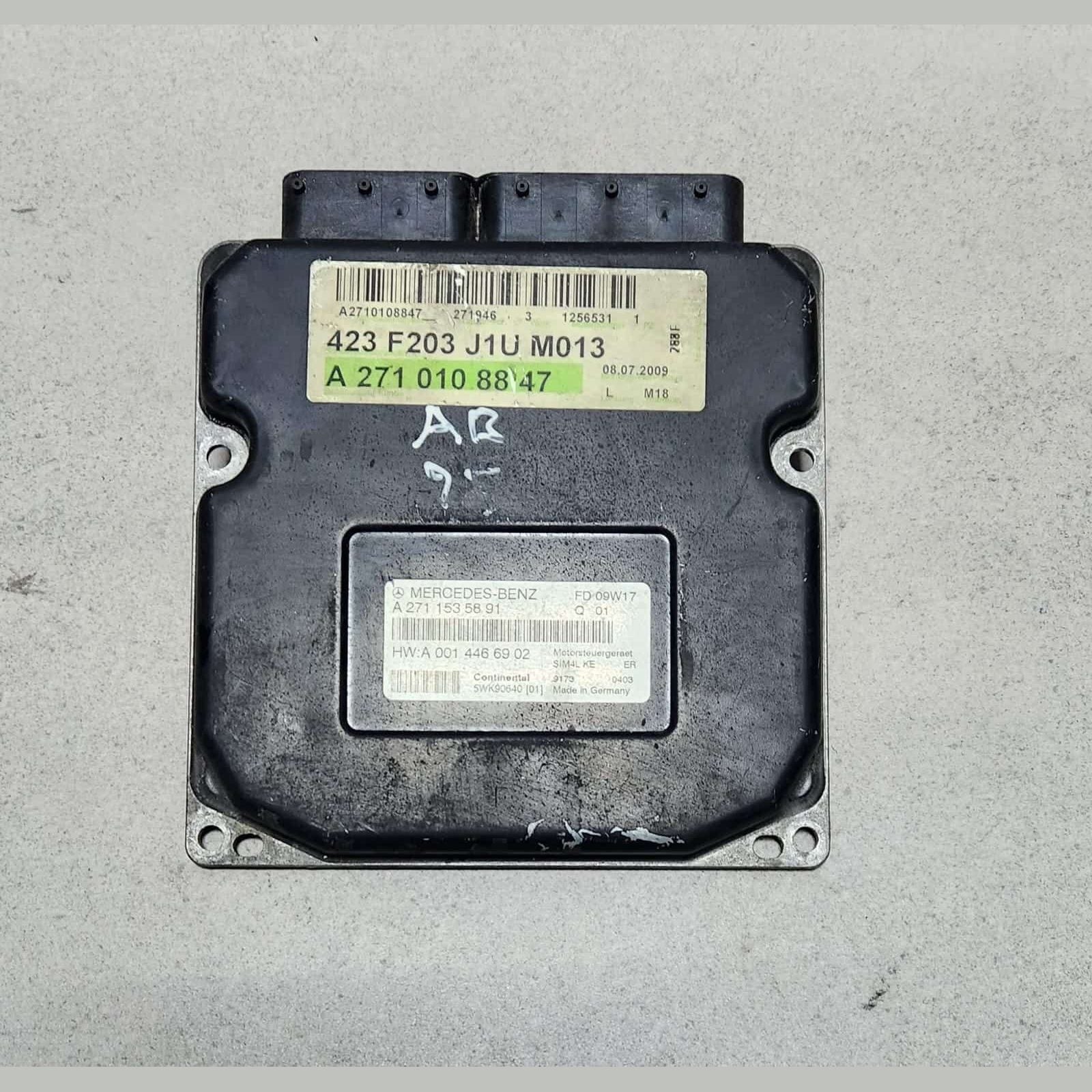 2011-2012 Mercedes-Benz C180 Engine Control Unit A2710108847