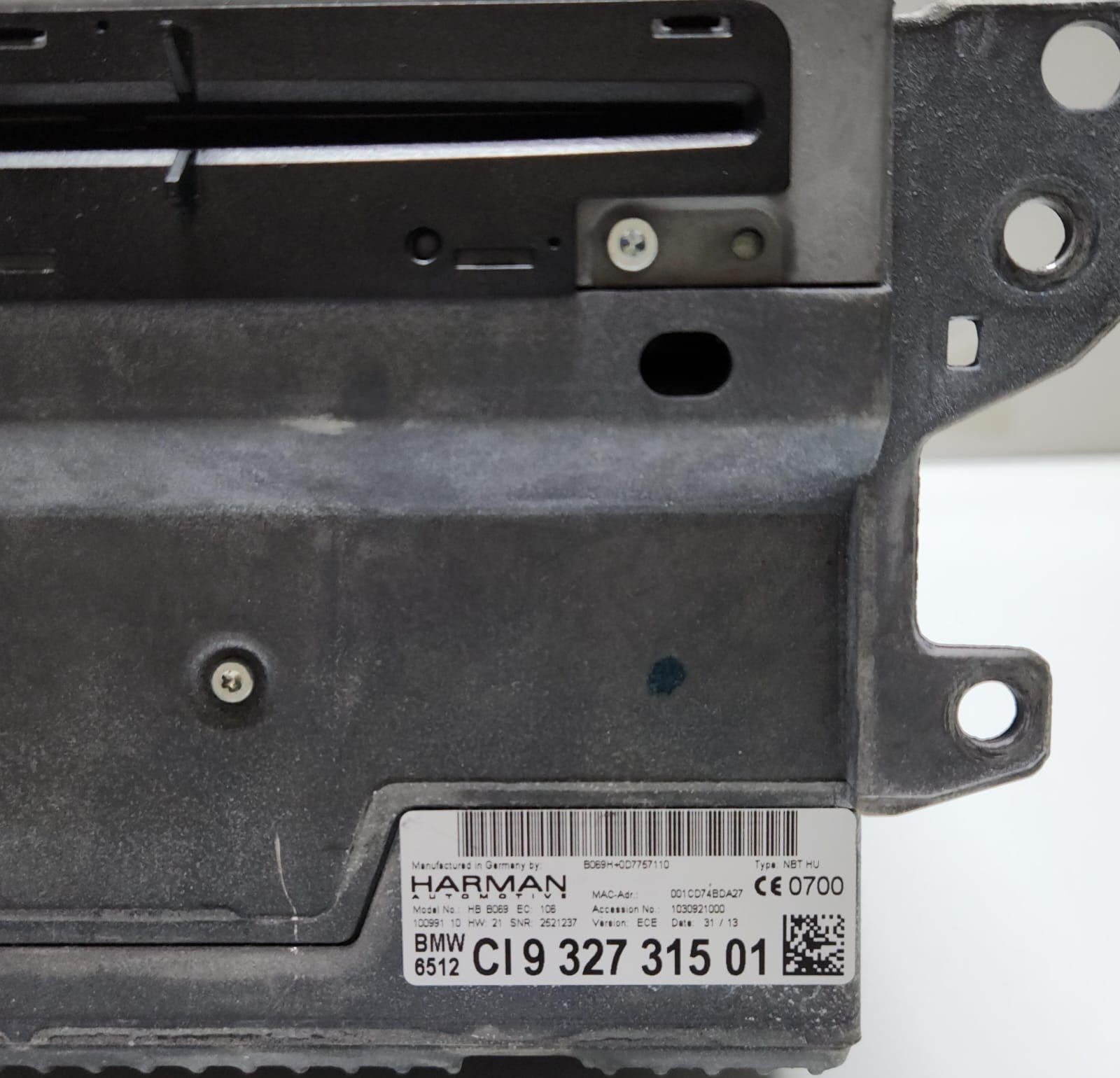 2014-2016 BMW 428i Navigation System Head Unit 9327315 3 Series F30 F31 F32 OEM