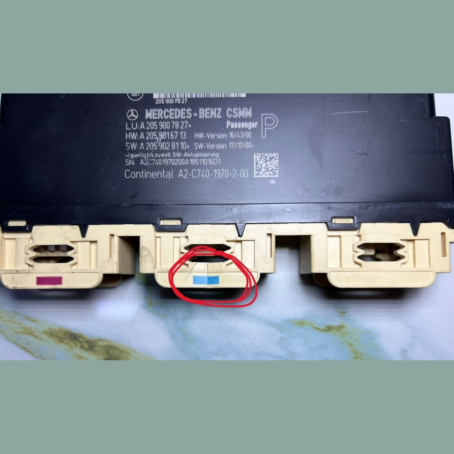 Mercedes-Benz Control Unit A 205 900 78 27