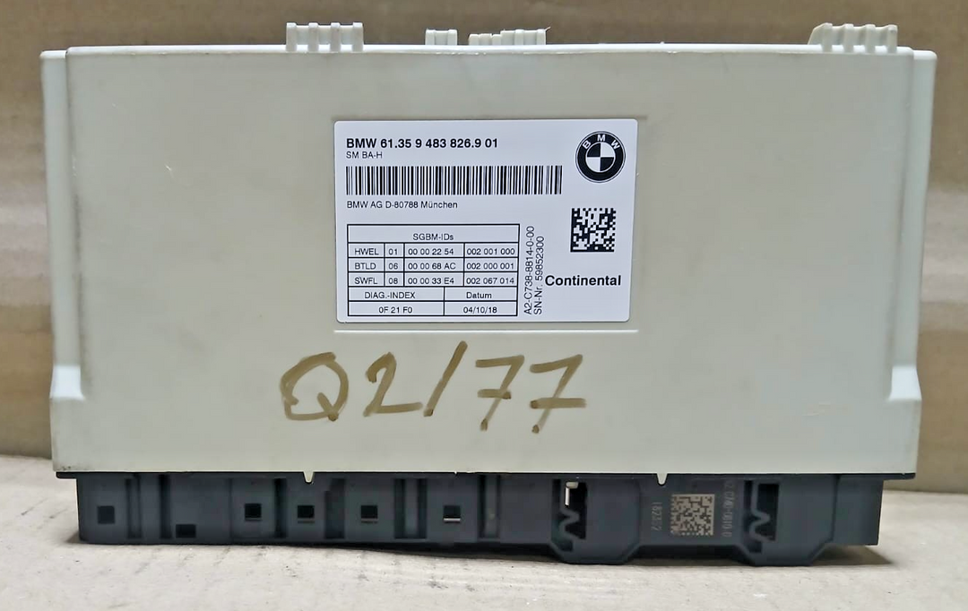 Control Units Seat Module Front fit 2020 BMW X5 M50i(G05) BMW 61359483826