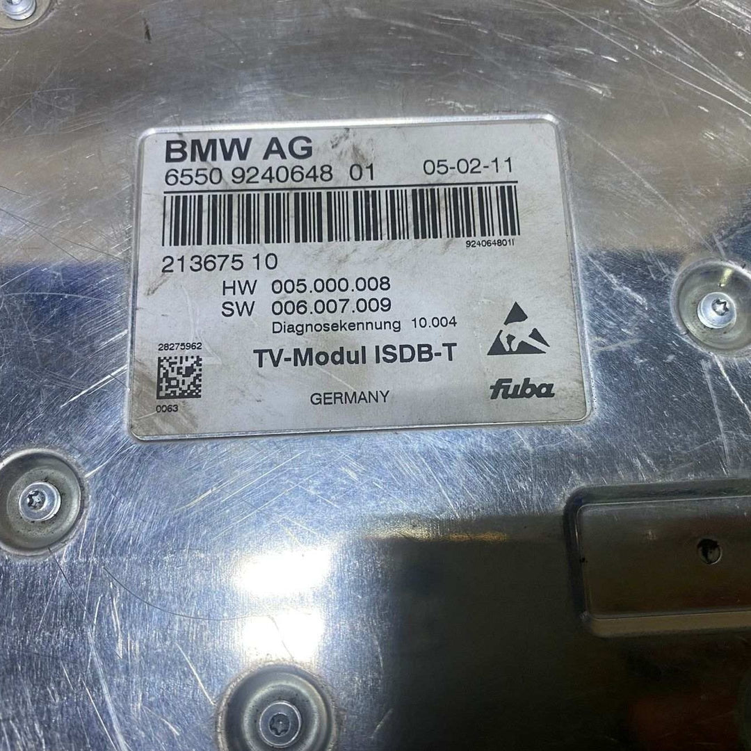 BMW TV Module Isdb F10, F11, F30, F31, F32, F80 M3-T 9240648