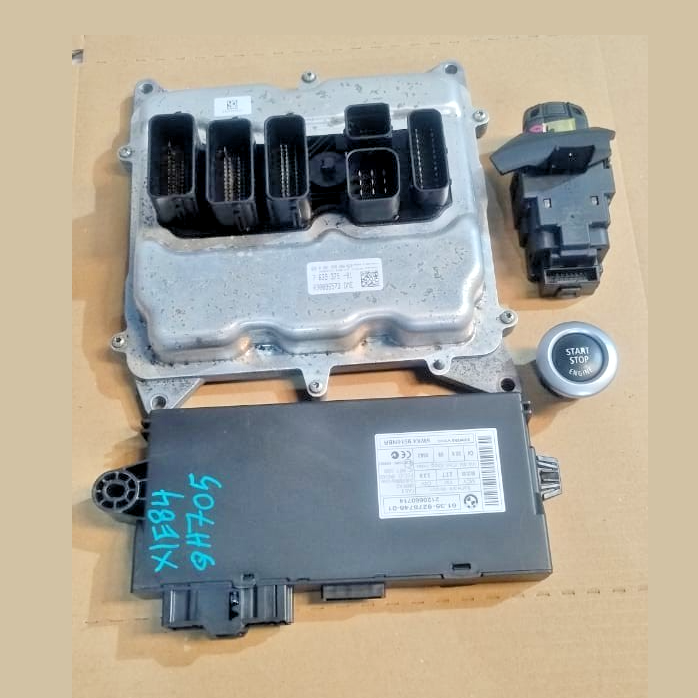 BMW X1 E84 Z4 E89 N20 ENGINE CONTROL ECU UNIT COMPLETE KIT DME + KEY  - 7639375