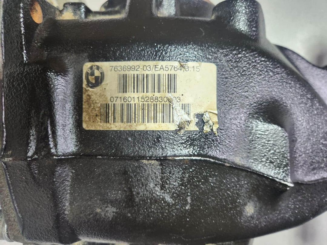 2014-2019 BMW X5 Rear Differential Assembly 7636992 X5 X6 xDrive35i RATIO 3.15