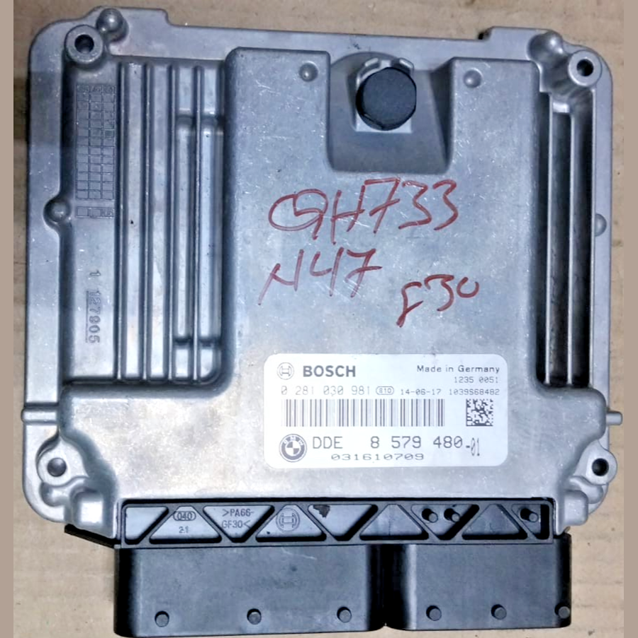 BMW 4 SERIES F32 2.0 DIESEL ENGINE CONTROL MODULE UNIT 2014 8579480