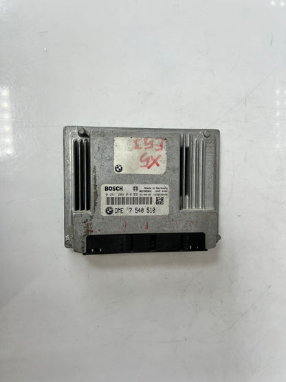 2004 BMW E SERIES 745i E65 X5 545I Engine Control Unit ECU DME 7540510 OEM