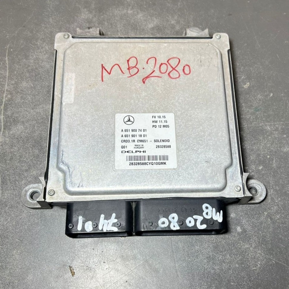10-15 Mercedes W212 E-Class Engine Control Module Unit ECM ECU A651 9007401 OEM