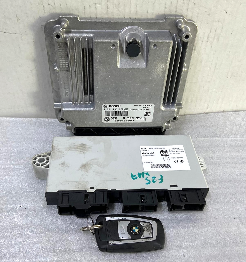 OEM BMW F25 N47 Engine Control Unit ECU DDE 8596358 ECU SET BOSCH