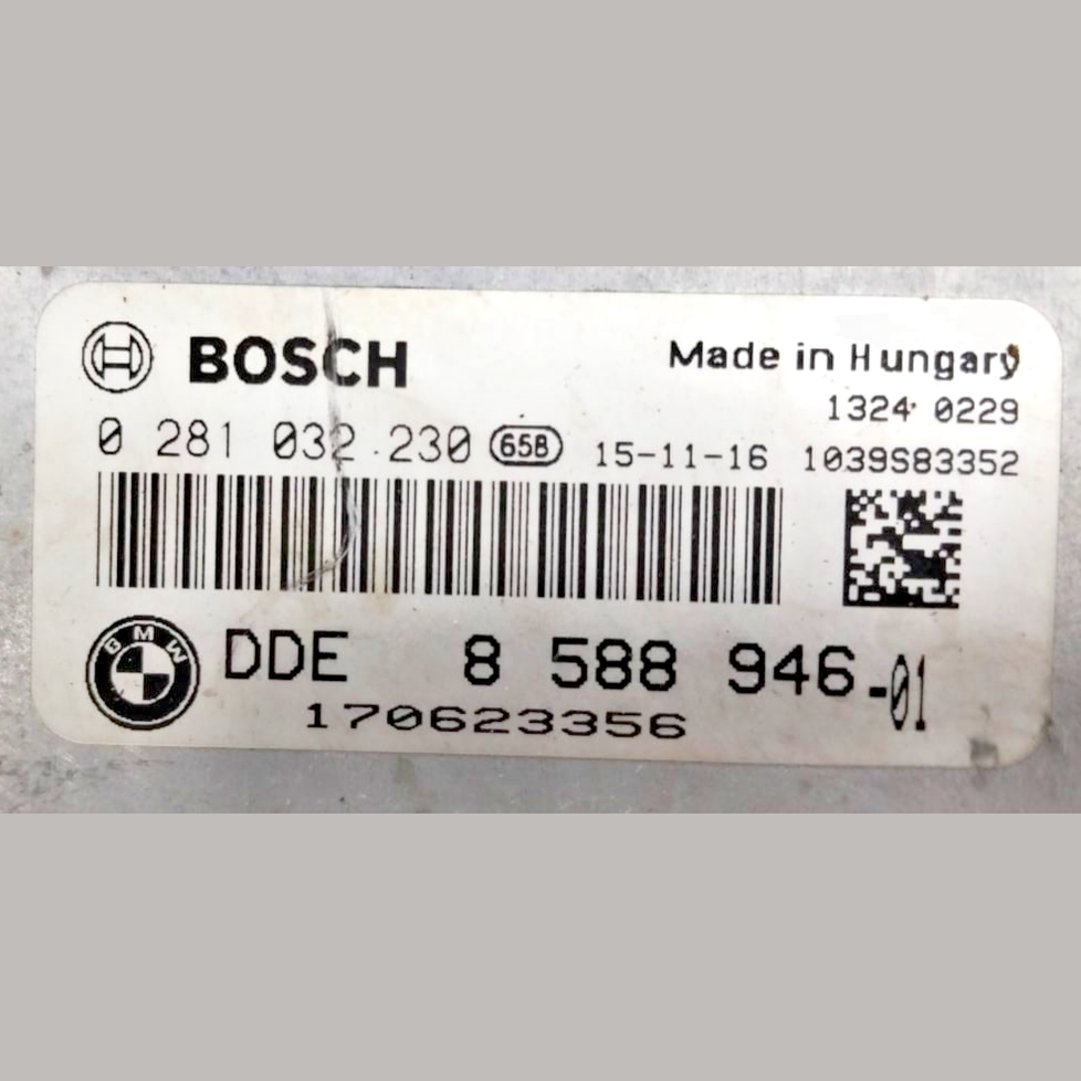 ECU ENGINE CONTROLLER BMW X3 Diesel 2015 F25, B47 BOSCH  DDE 8588946