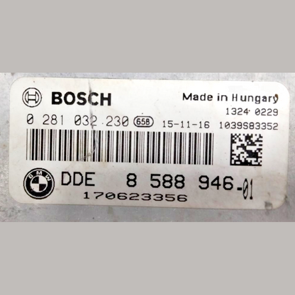 ECU ENGINE CONTROLLER BMW X3 Diesel 2015 F25, B47 BOSCH  DDE 8588946
