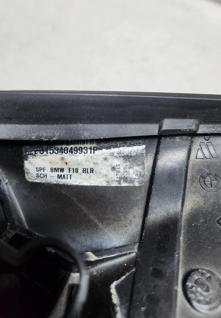 BMW 5 Serie F10 F11 Right Side Door Wing Mirror Electric Right F01534049931P OEM
