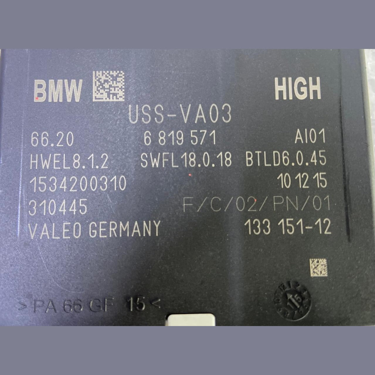 OEM BMW G11 G12 Park Assistant Control Module 6819571
