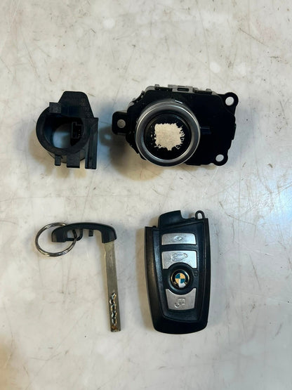 2010 BMW 535i F07 N55 Engine Control Unit ECU SET DME+CAS4+1KEY 7614649 OEM