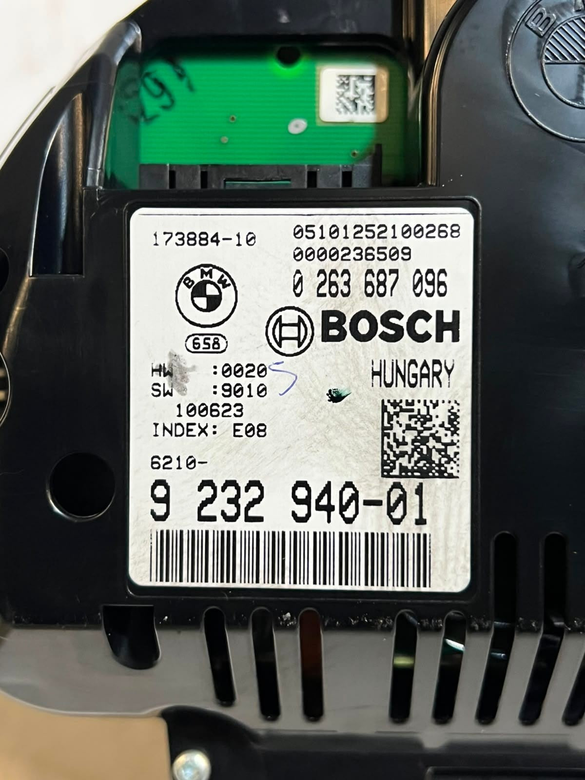 2010 BMW 5 7 Series GT F02 740Li F07 X3 Instrument Cluster SPEEDOMEET 9232940 