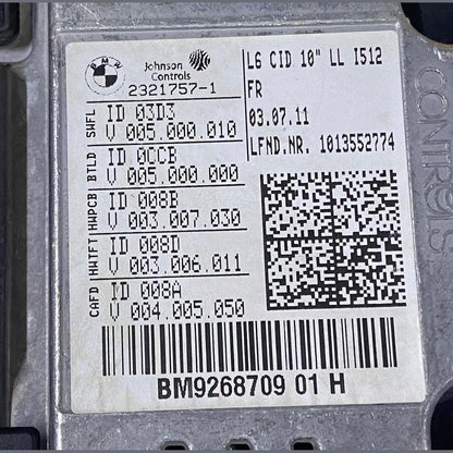 OEM BMW F01 F02 F04 Monitor Central Information Display Screen 9268709