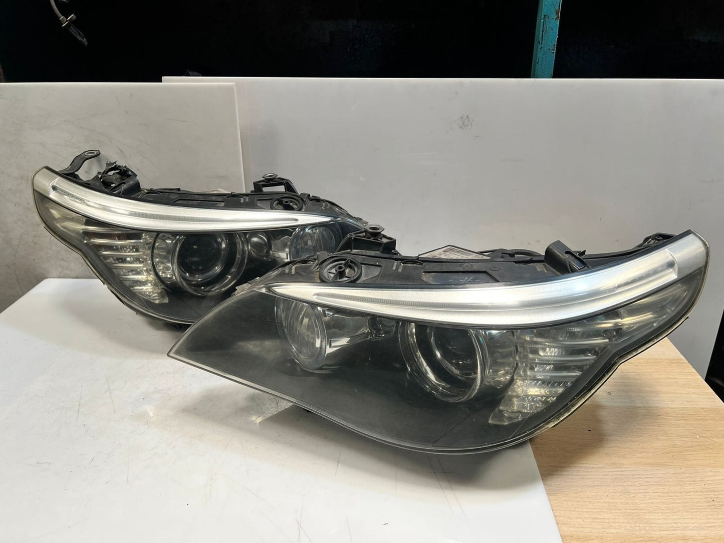 BMW 5' E60 E61 LCI Xenon Headlight Left RIGHT Dynamic Adaptive 7177735 7177736