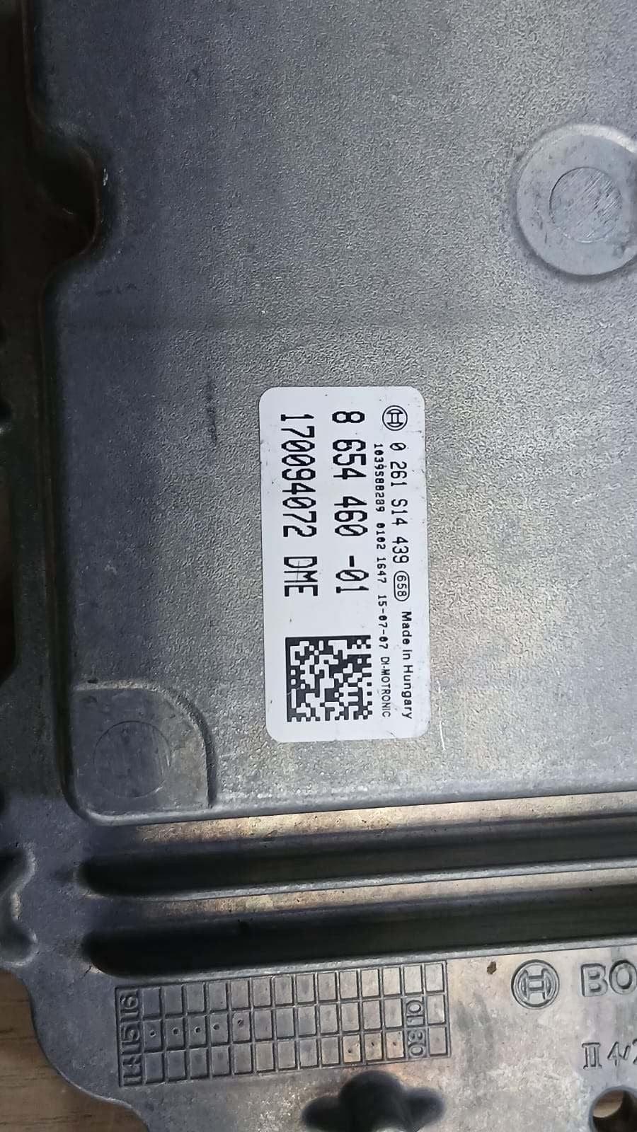 BMW Engine Control Unit 8654460 BOSCH 0261S14439 B38 F45 F46 F55