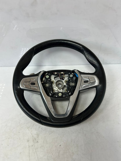 2019 BMW X5 G11 G30 Multifunctional Leather Steering Wheel With Paddles 6288904