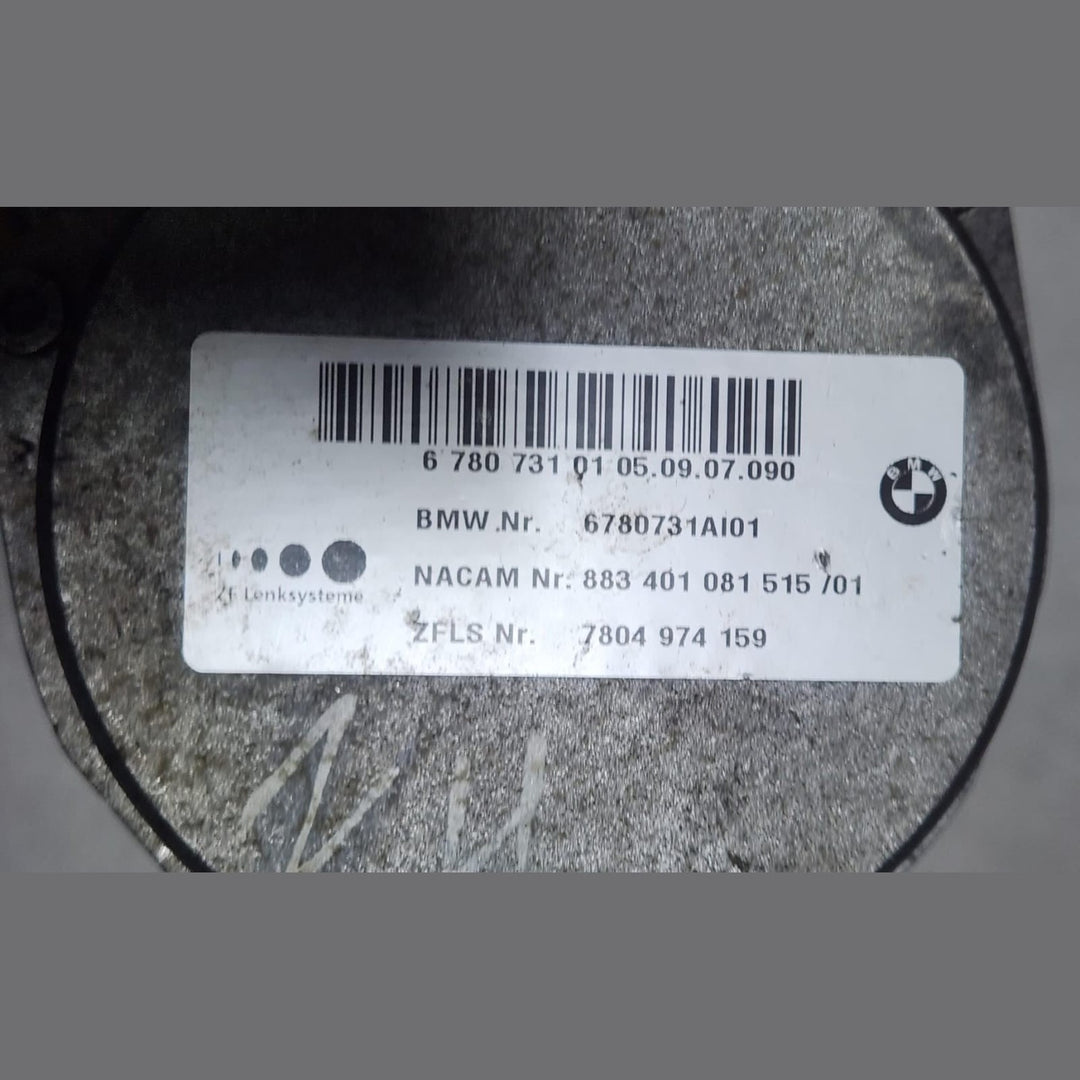 2007 BMW Z4 Steering Column Assembly With Servo Unit 6780731