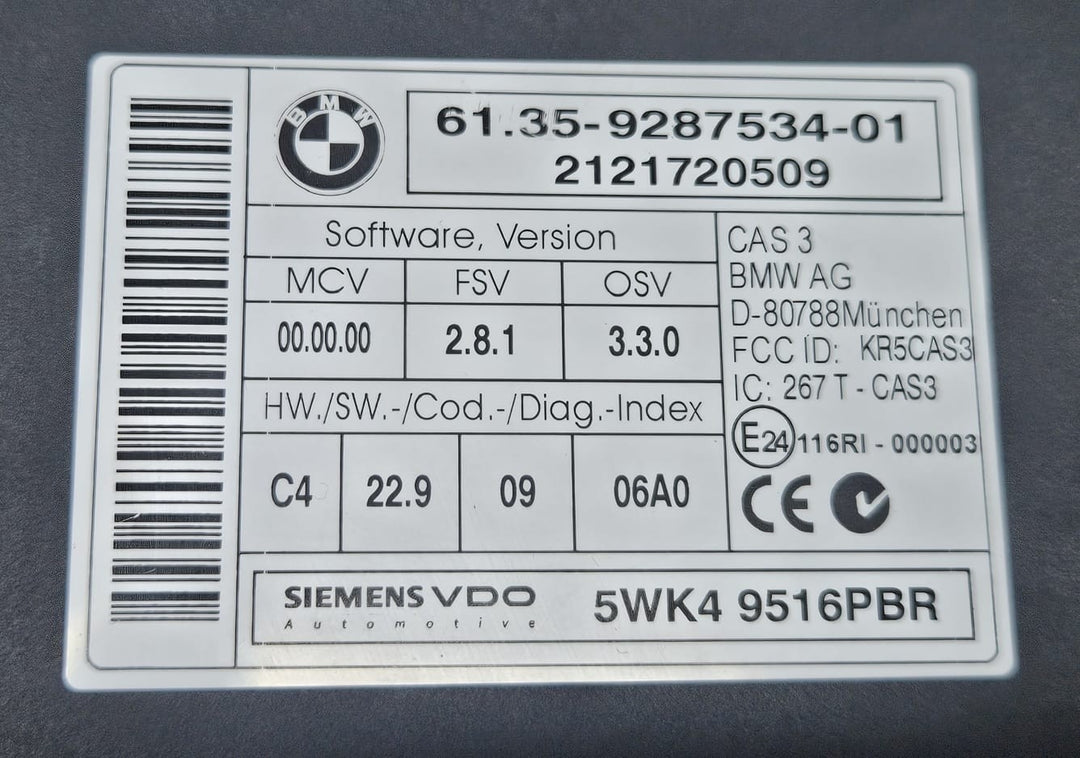 BMW X1 E84 N20 20i ECU Engine Control Unit 8603576 Automatic OEM DME