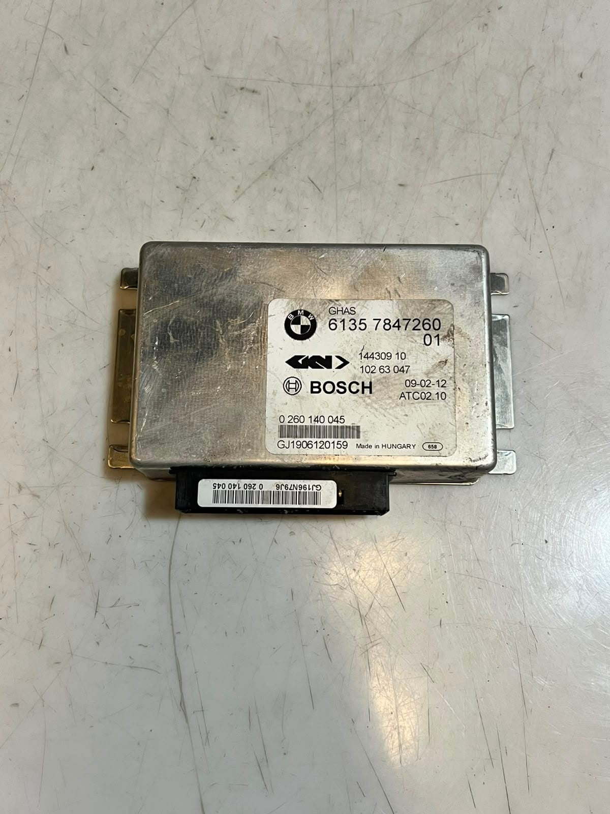 2015 BMW F06 F10 F12 F13 F10 Control Unit Regulated Differential Lock 7847260
