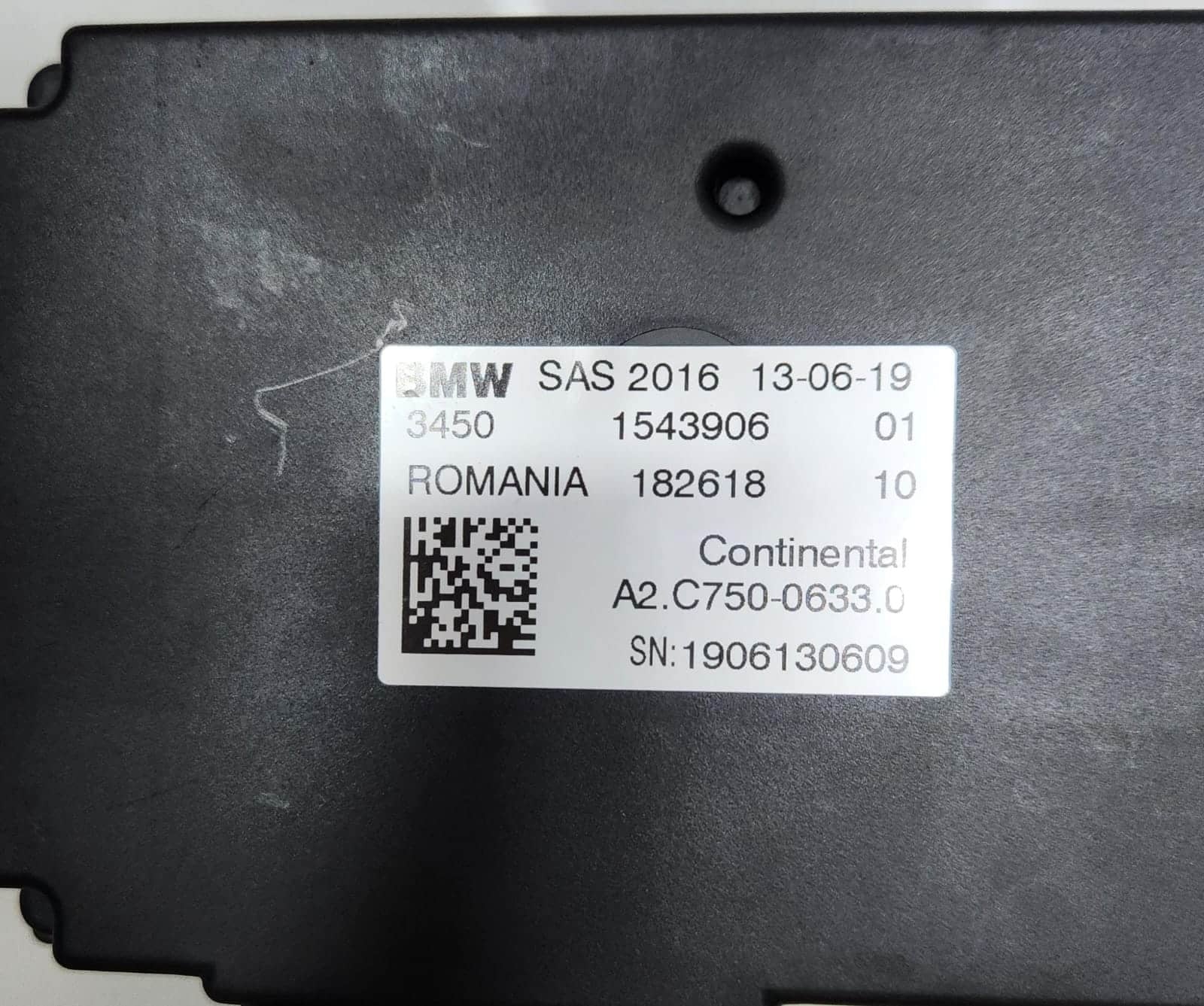 2016-2024 BMW X3 G01 SAS Control Module 1543906 X4 G02 F97 F98 OEM 