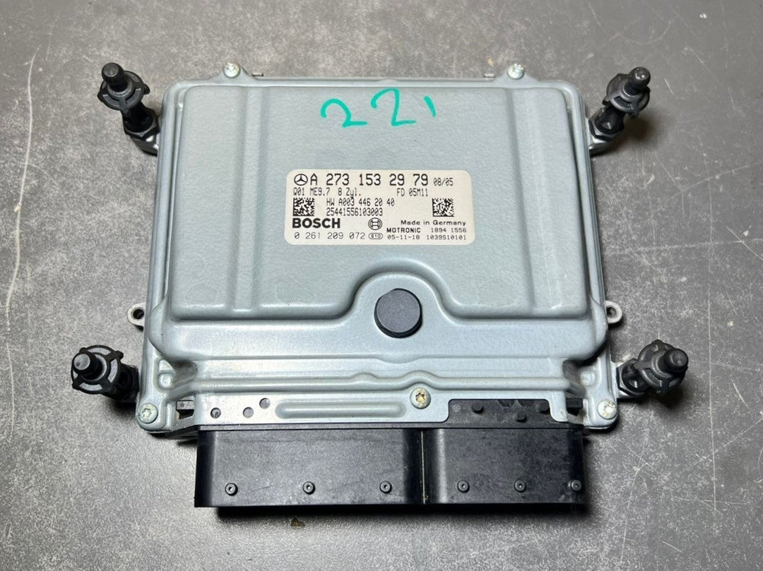 07-12 Mercedes W221 S-Class Engine Control Module Unit ECM ECU A273 1532979 OEM