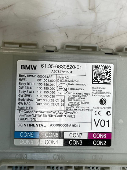 2016 BMW 7' G11 B48X 740e Engine Control Unit ECU COMPLETE SET 8682564 OEM RHD