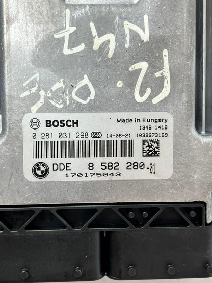 BMW 1 3 SERIES F20 N47 DIESEL ENGINE CONTROL MODULE ECU SET FEM + 1KEY 8582280