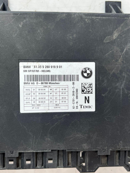 2009-15 BMW 7' 5' 750Li F01 F02 F03 F04 F07 GT Rear Seat Control Module 9280919