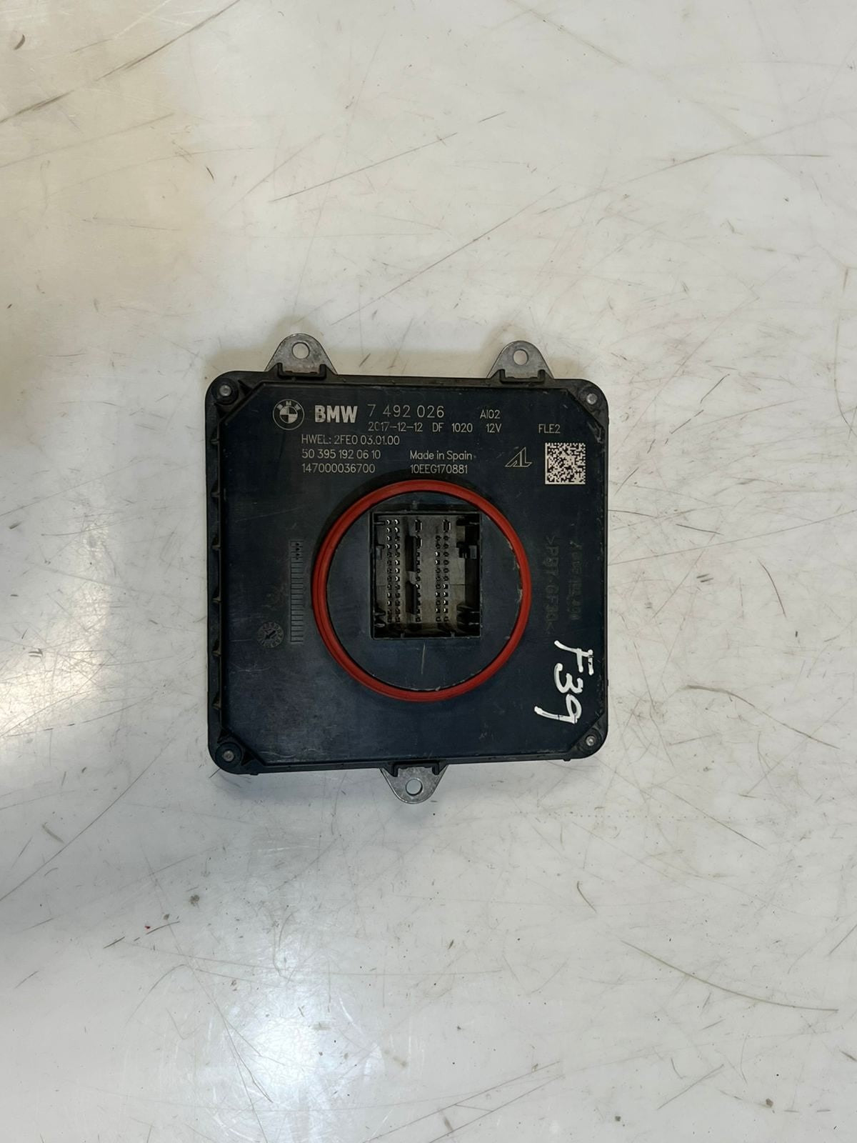 BMW F20 F39 F32 Led Headlight Control Module Left Or Right Adaptive Led 7492026