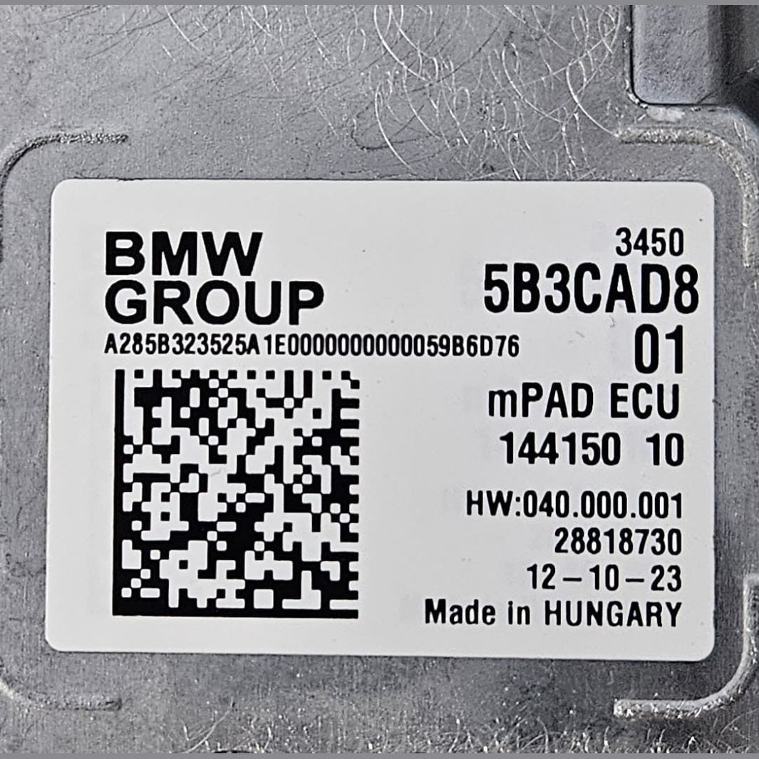 OEM BMW iX I20 G07 X7 MPAD ECU CONTROL UNIT MODULE 5B3CAD8