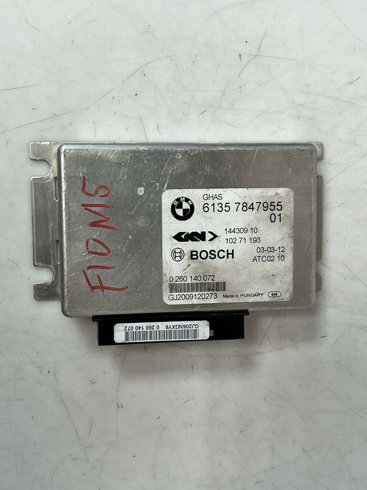 2016-2020 BMW M2 M3 M4 M5 F10 M6 Rear Differential Lock Control Module 7847955