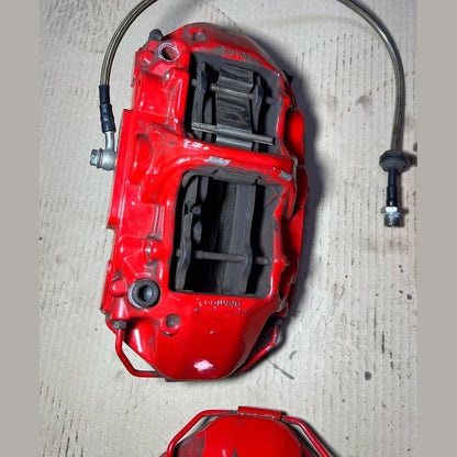 Mercedes-Benz E63 W212 AMG E-Class Front \ Rear Brembo Red Brake Calipers Set