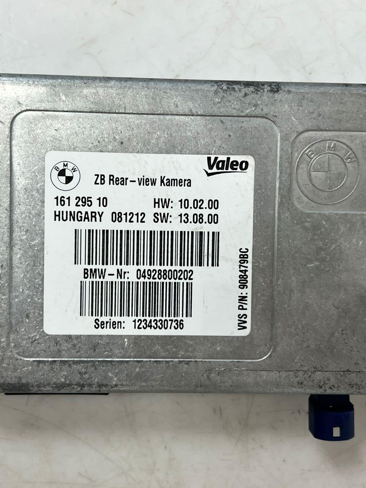 2012-15 BMW 335i F10 F30 F01 F32 F06 Rear View Camera Control Module 9288002 OEM