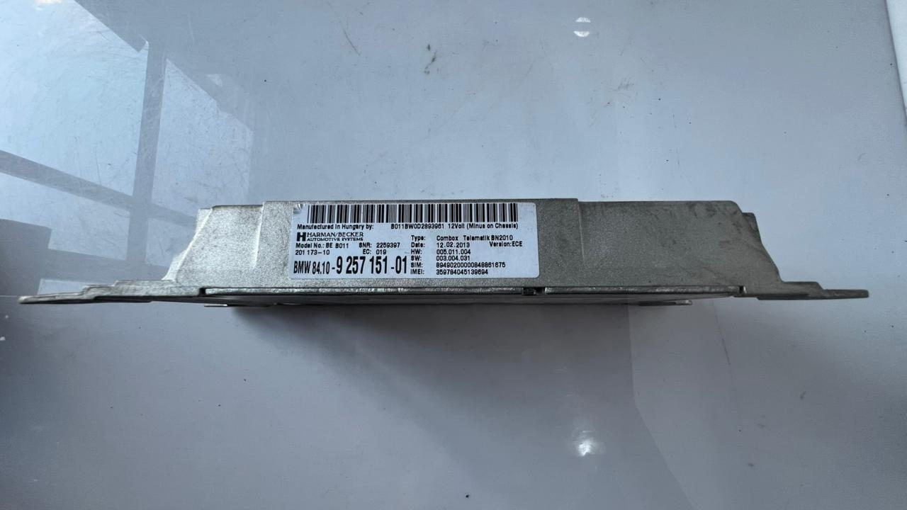 BMW Bluetooth Control Unit Module 9257151 F20 F21 F30 F31 F10 F01 F06 F07 