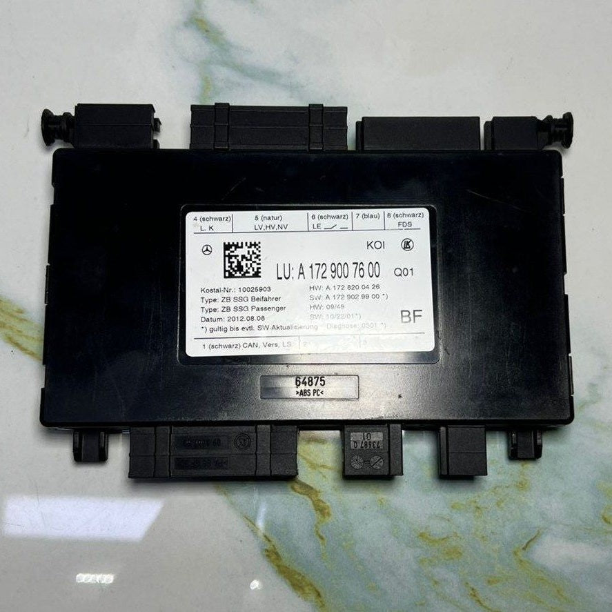 2009-2015 Mercedes-Benz GLK350 Seat Control Module A 172 900 76 00