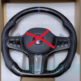 Neues Carbon M-Sportlenkrad mit oben liegender LED-Schaltanzeige für F30, F25, F36 (Nachrüstprodukt)