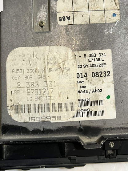 2001-2003 BMW E46 3-Series 325i 323I 330i Radio Navigation Head Unit 8383331 OEM