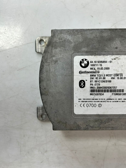 2009-16 BMW X5 135i 335d 528i 5 Bluetooth Telematics Control Module 9205894 OEM