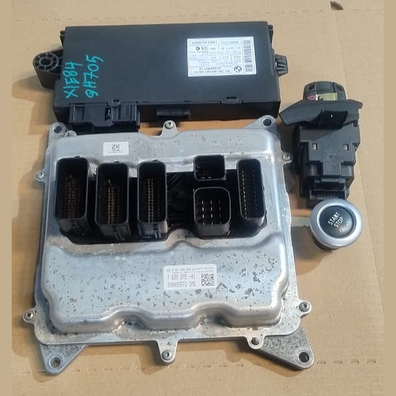 BMW X1 E84 Z4 E89 N20 ENGINE CONTROL ECU UNIT COMPLETE KIT DME + KEY  - 7639375