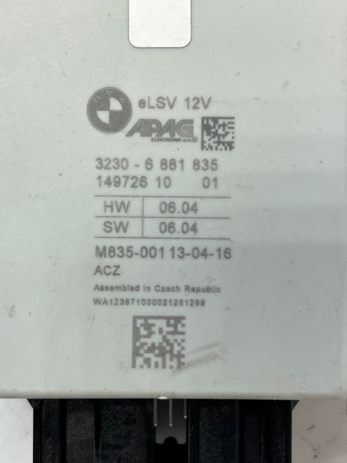 2016-2019 BMW 740i 750i G11 G12 Steering Column Control Module 6881835 OEM