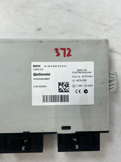 2012 BMW 535i 5 Series F10 and X3 F-Series CAS4 CA Control Module 6809372 OEM