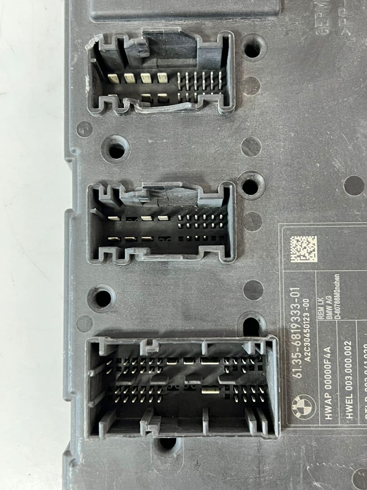 2016 BMW 3 Series F30 BCM BDC Rem Rear Body Control Comfort Module Unit 6819333