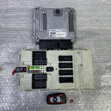 OEM BMW F20 F30 N47 ENGINE CONTROL UNIT DDE ECU SET 8574094 BOSCH