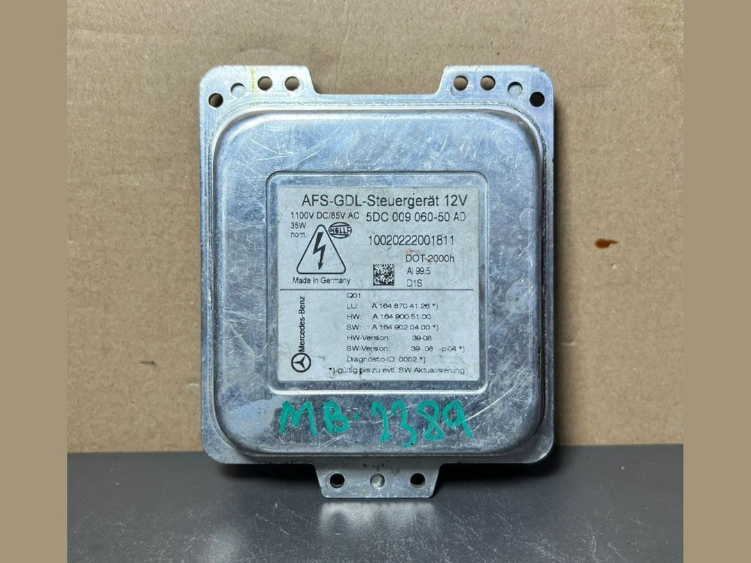 Mercedes W164 ML GL Xenon Light Headlight Control Module Unit A164 8704126 OEM